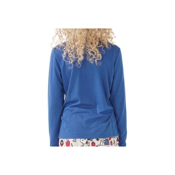 Family PJs Christmas Matching Pajamas Pants + Snoopy Pajama Top Kids Size S 6/7 - Picture 3 of 5